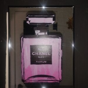 CHANEL Pink No.5 Bottle Pop Art Print